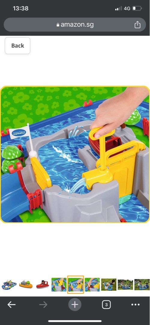 AquaPlay Harbour Water Course, Outdoor Water Game with AquaPlay Harbour Water Course, Outdoor Water Game with