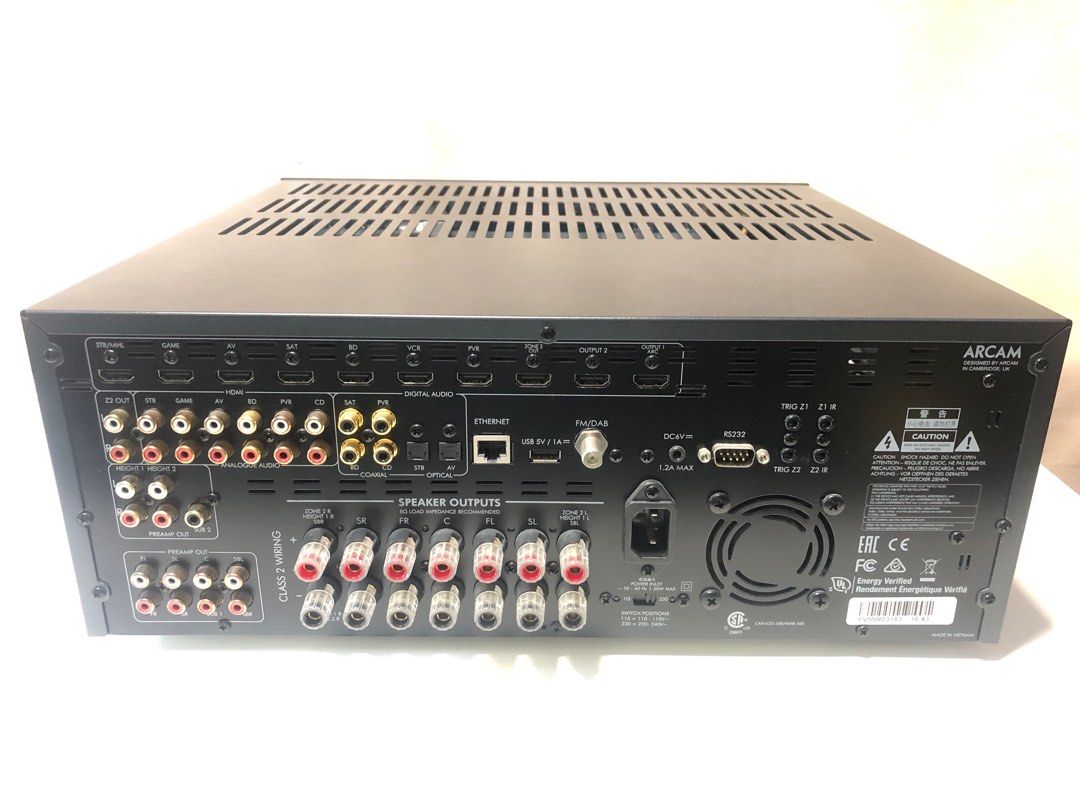 ARCAM AVR550 AV AMPLIFIER , 音響器材, Soundbar、揚聲器、藍牙喇叭、耳擴 Carousell