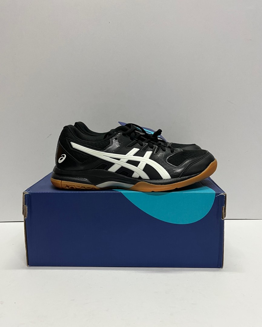 ASICS Wmns Gel-Rocket 9 Black White, Women's Fashion, Footwear ...