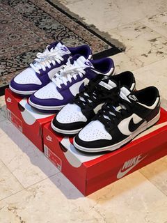 Aspack Nike dunk Low panda x court purple