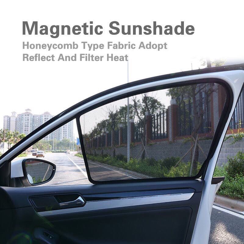 Car store magnetic sunshade