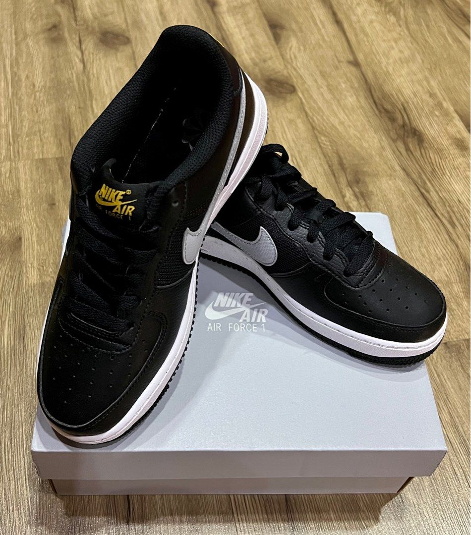 Air force 1 black on sale wolf grey