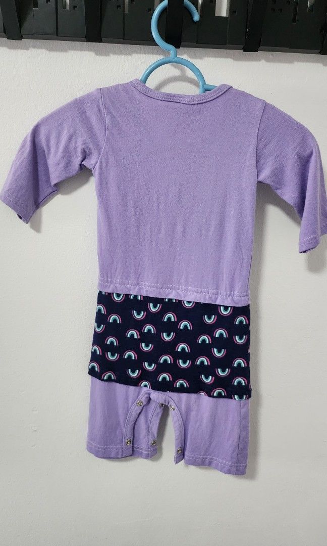Purple discount baby romper