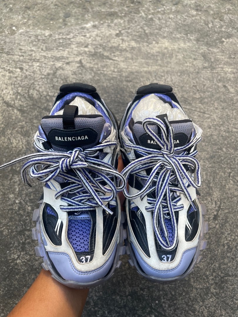 Purple balenciaga sneakers discount