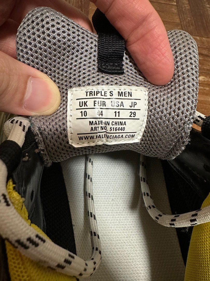 Balenciaga triple top s interieur