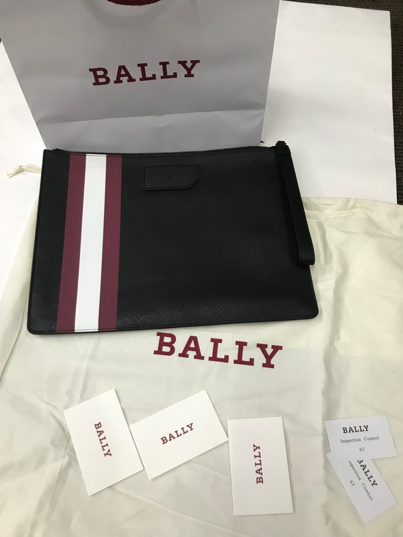 Bally clutch bag, Fesyen Pria, Tas & Dompet , Lainnya di Carousell