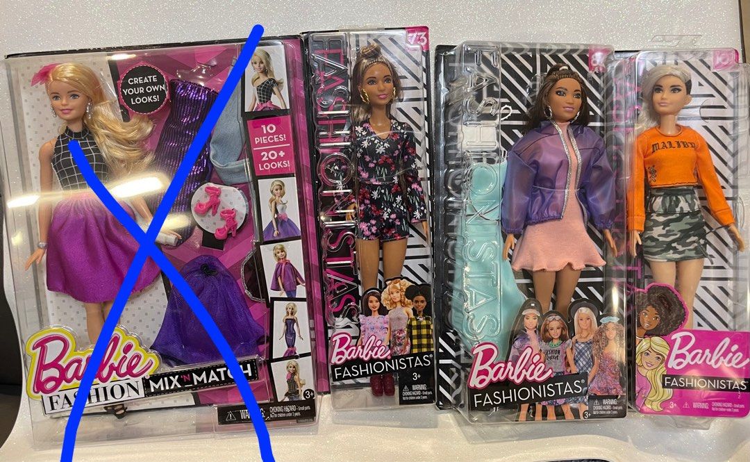 Barbie fashionistas deluxe fashion mix and match