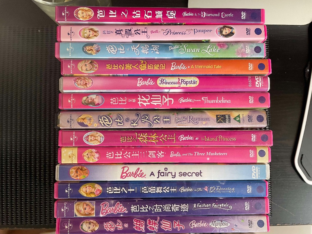 Barbie movies dvd collection store