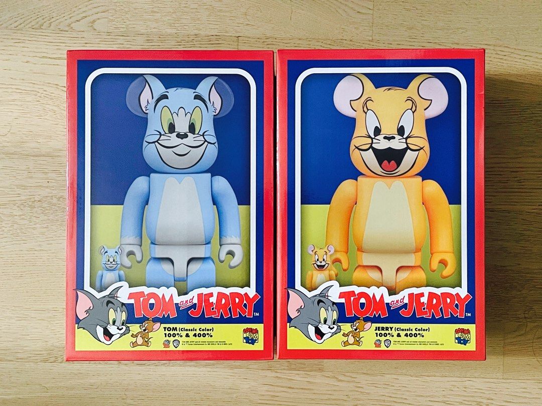 Bearbrick Be@rbrick 400+100% Tom and Jerry Classic Color, 興趣及