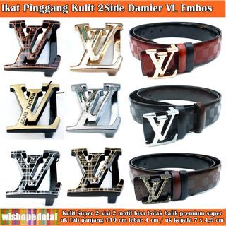 COLLERIE Tali Ikat Pinggang Pria Leather Belt Bahan Kulit - ZD096