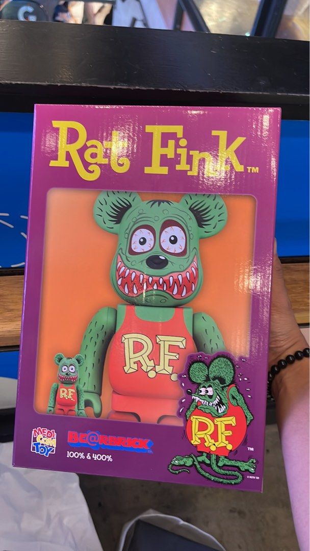 BE@RBRICK RAT FINK(TM) 100％ & 400％, 興趣及遊戲, 玩具& 遊戲類