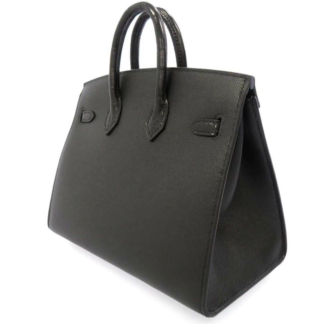 Birkin 20 Faubourg So Black Midnight, Luxury, Bags & Wallets On Carousell