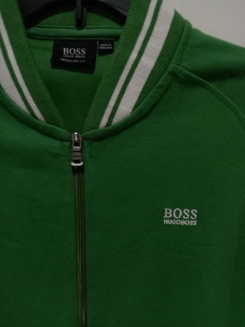 Boss hugo varsity jacket on Carousell