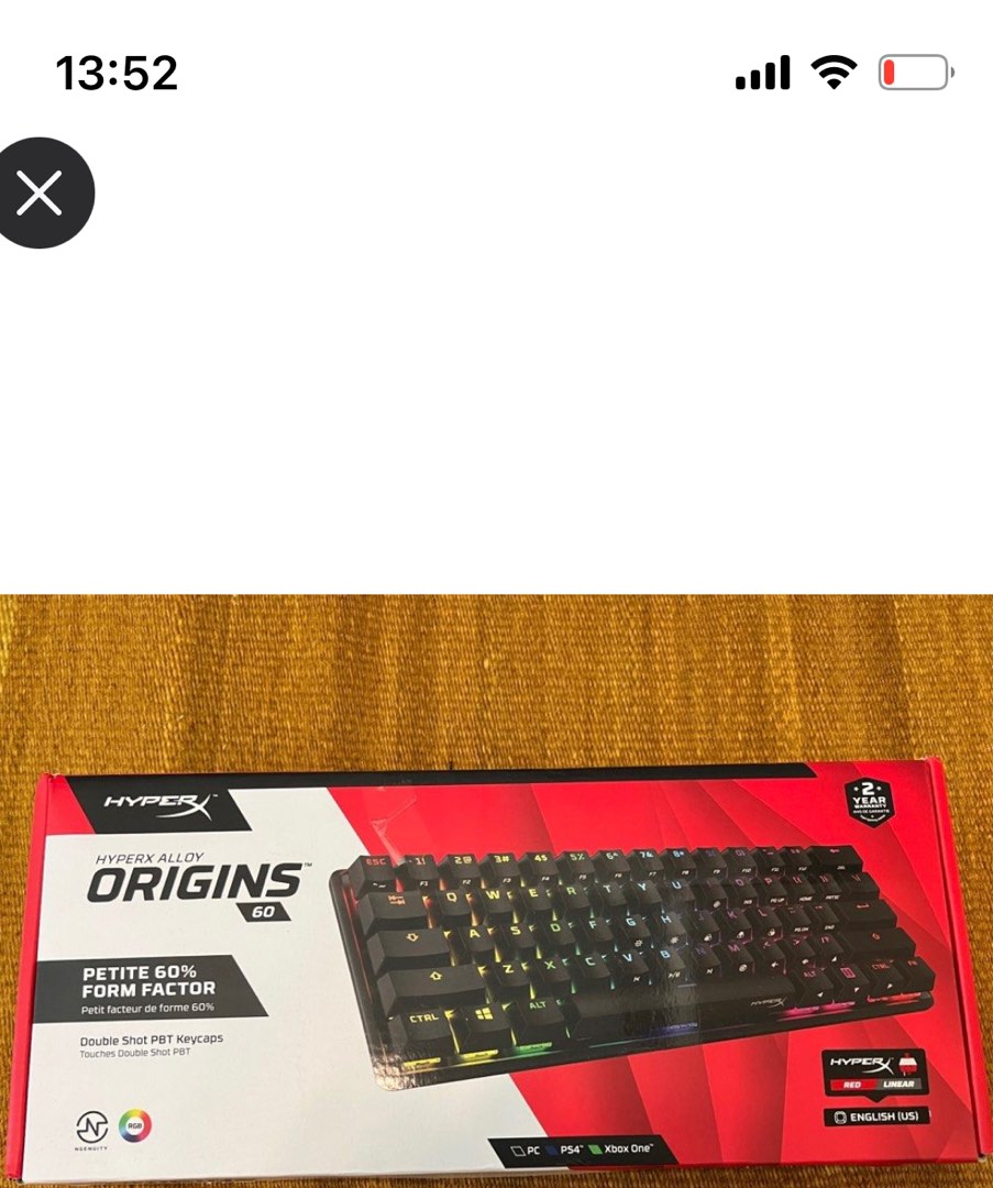 Brand New HyperX Alloy Origin, Computers & Tech, Parts & Accessories ...