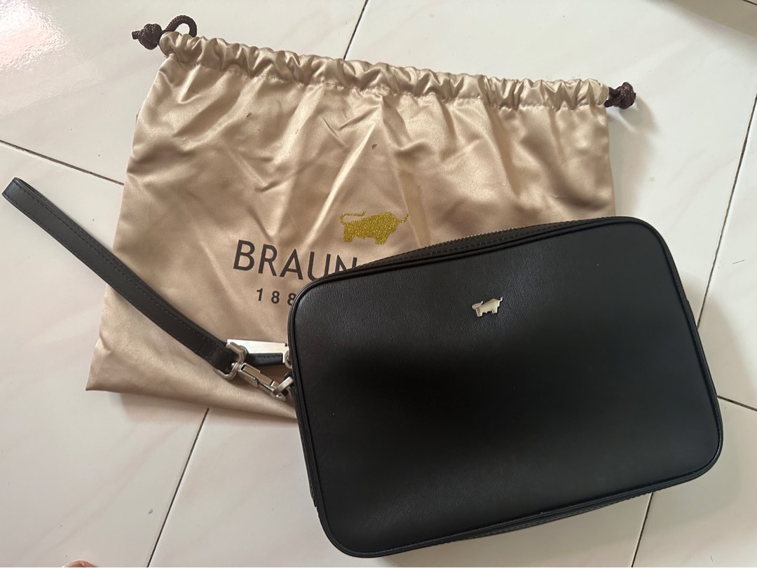 Braun buffel Clutch Bag, Men's Fashion, Bags, Belt bags, Clutches and Pouches on Carousell