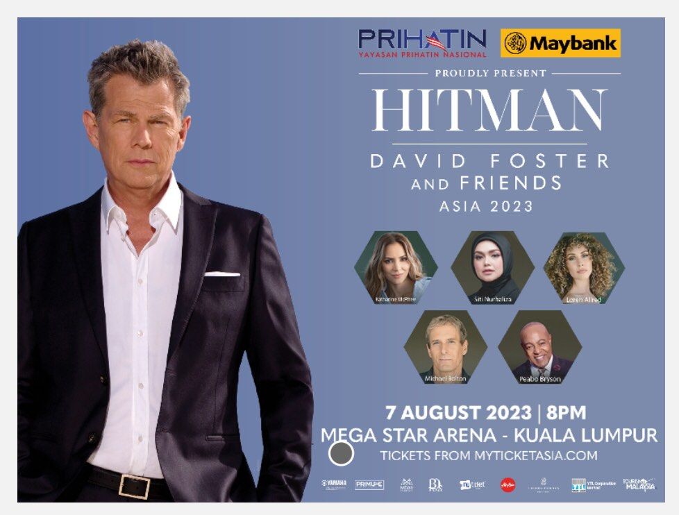 [Bronze 3 tickets available] David Foster and Friends, Asia Tour 2023