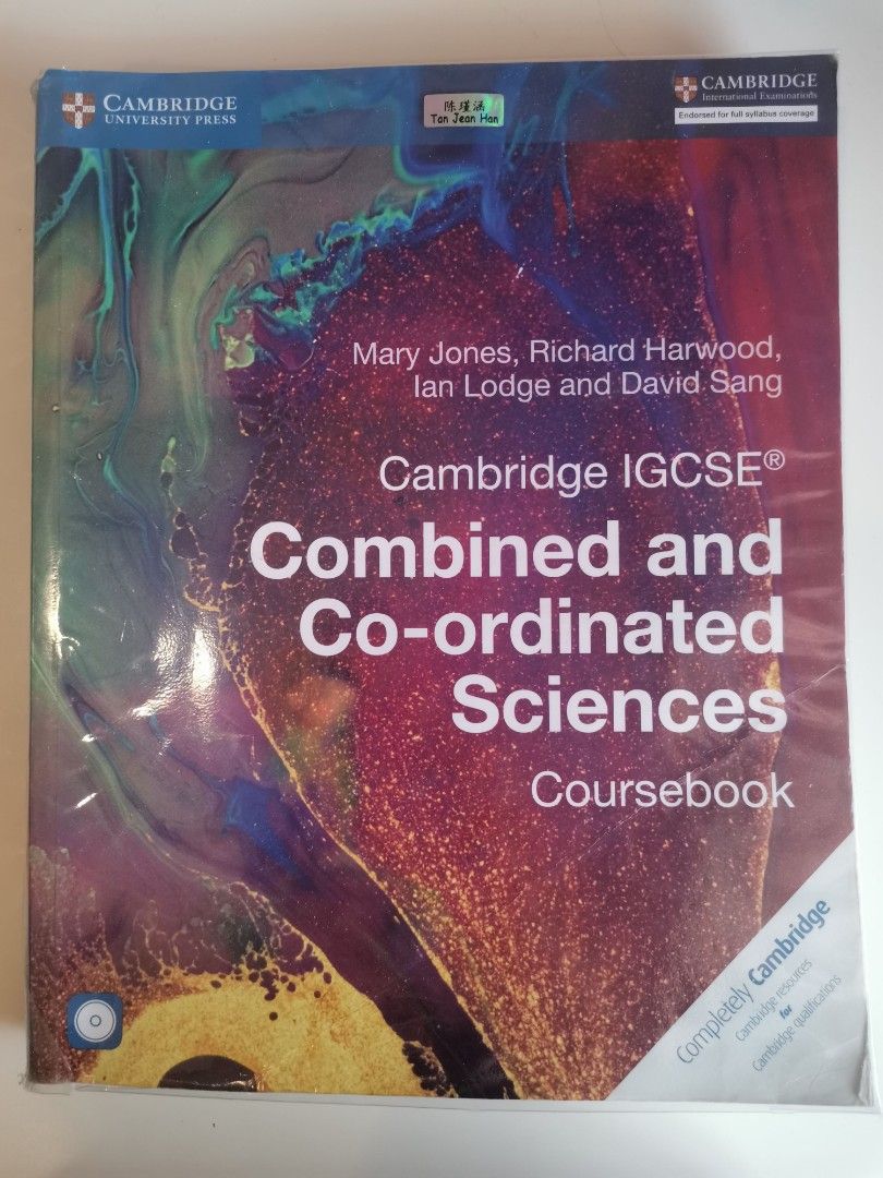 Cambridge igcse combined and coordinated science coursebook hobbies