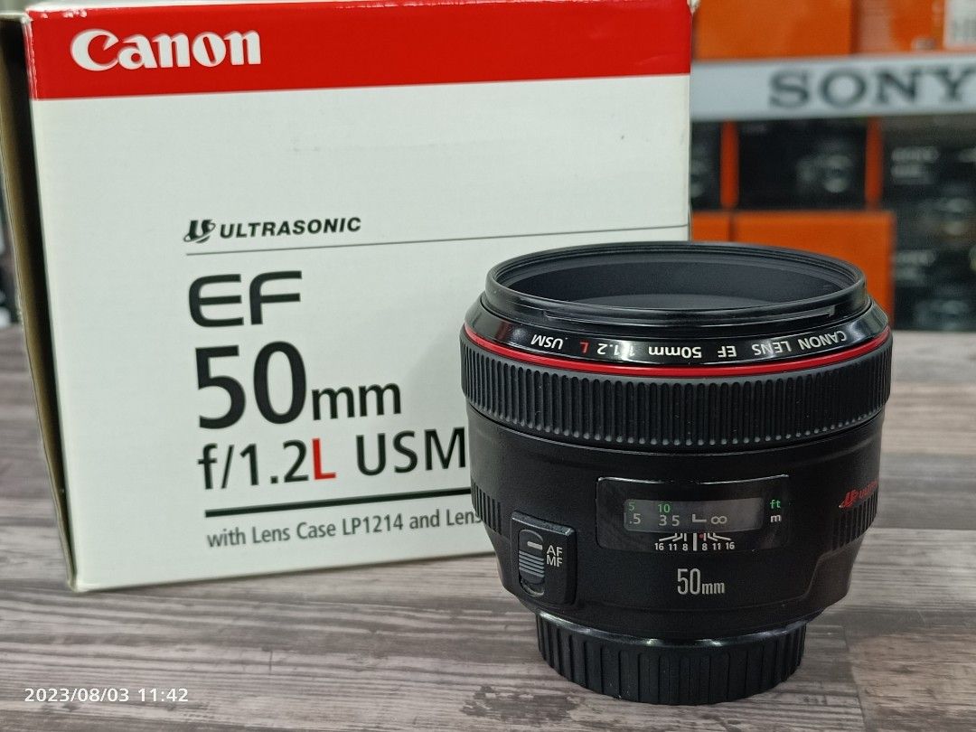 Canon EF 50mm F1.2L USM, Photography, Lens & Kits on Carousell