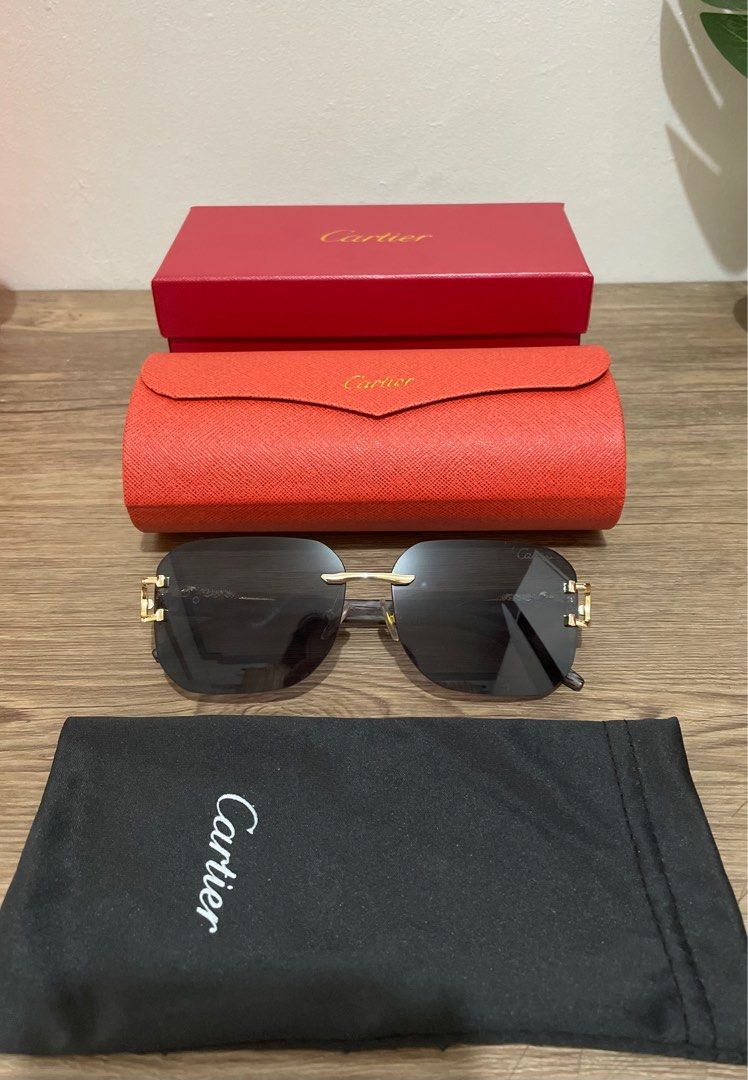Cartier jaguar sunglasses on Carousell