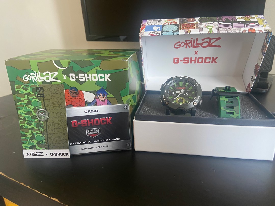 Casio G Shock x Gorillaz 2019 Carbon Core Guard With Replaceable