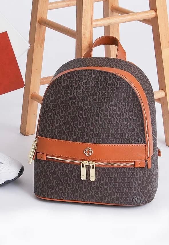 Classy Large Backpack in White by CLN, Luxury, Bags & Wallets on Carousell