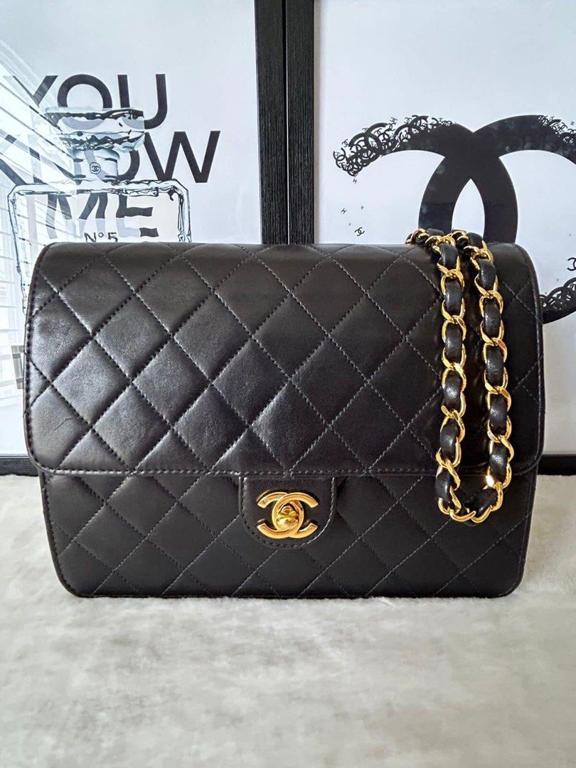 Vintage chanel quilted bag hot sale
