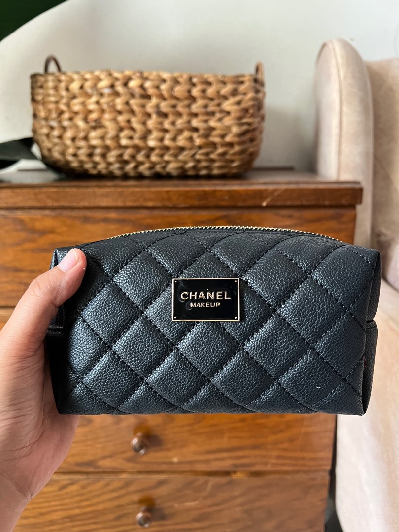 Chanel makeup bag, Women's Fashion, Bags & Wallets, Purses & Pouches on  Carousell