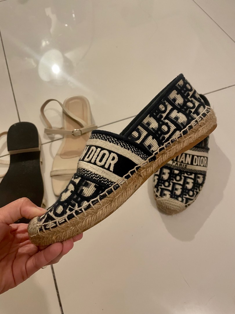 Christian Dior espadrille and Criza sandals on Carousell