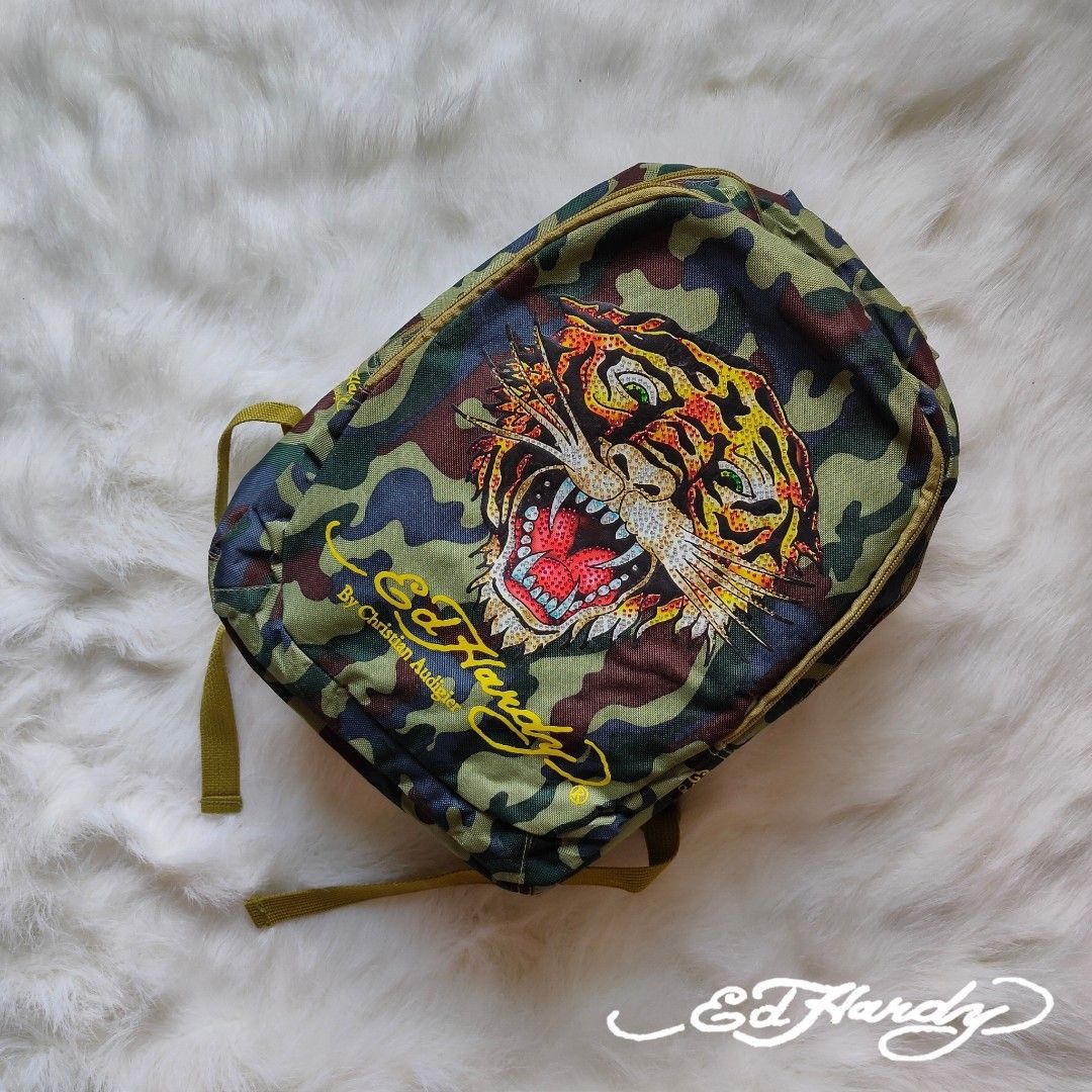 CLASSIC ED HARDY BACKPACK COLLECTION | Print Embroidered Designs on ...