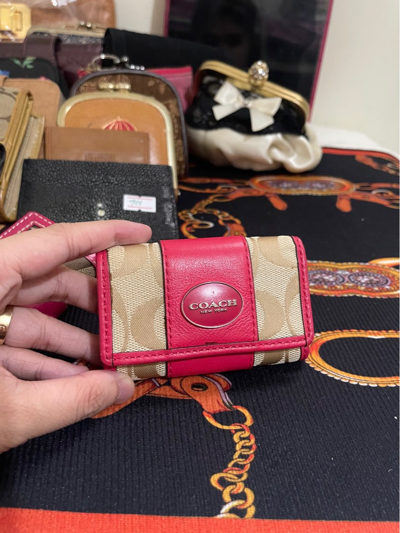 Coach key holder, Luxury, Bags & Wallets on Carousell