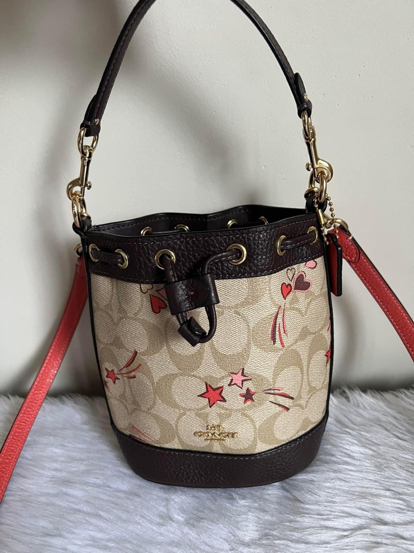 LV Cherry Mini Lin Noelie, Luxury, Bags & Wallets on Carousell