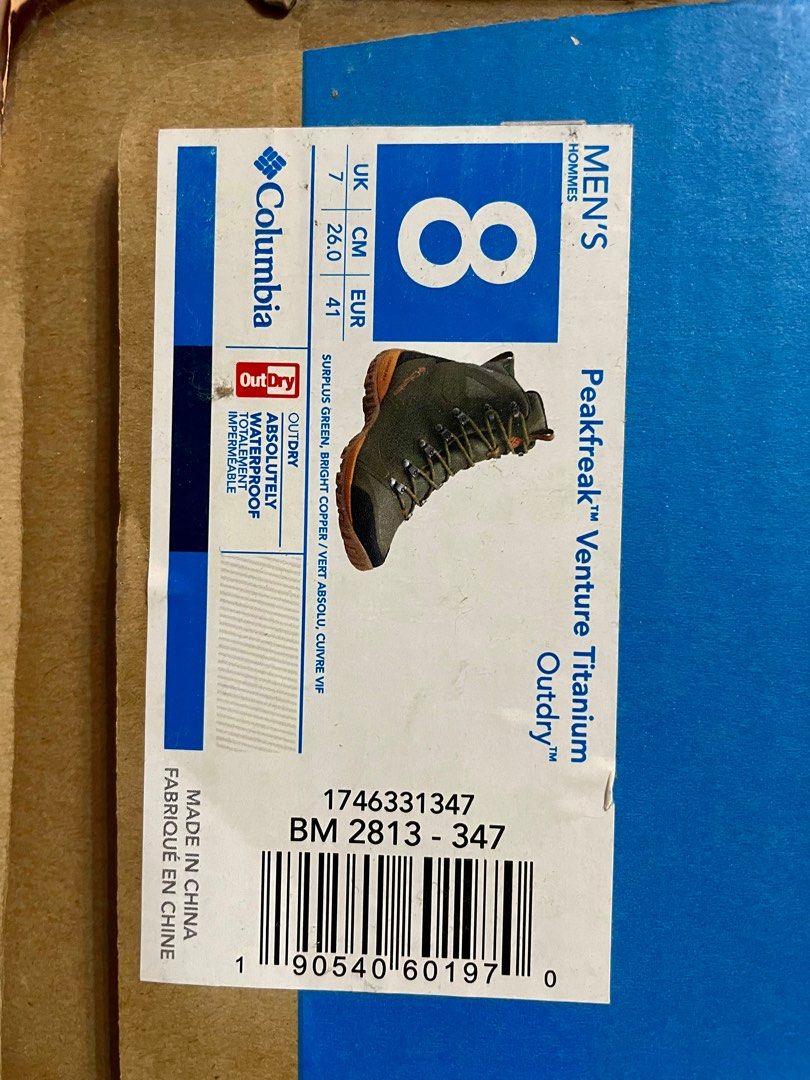 Columbia peakfreak discount venture titanium outdry