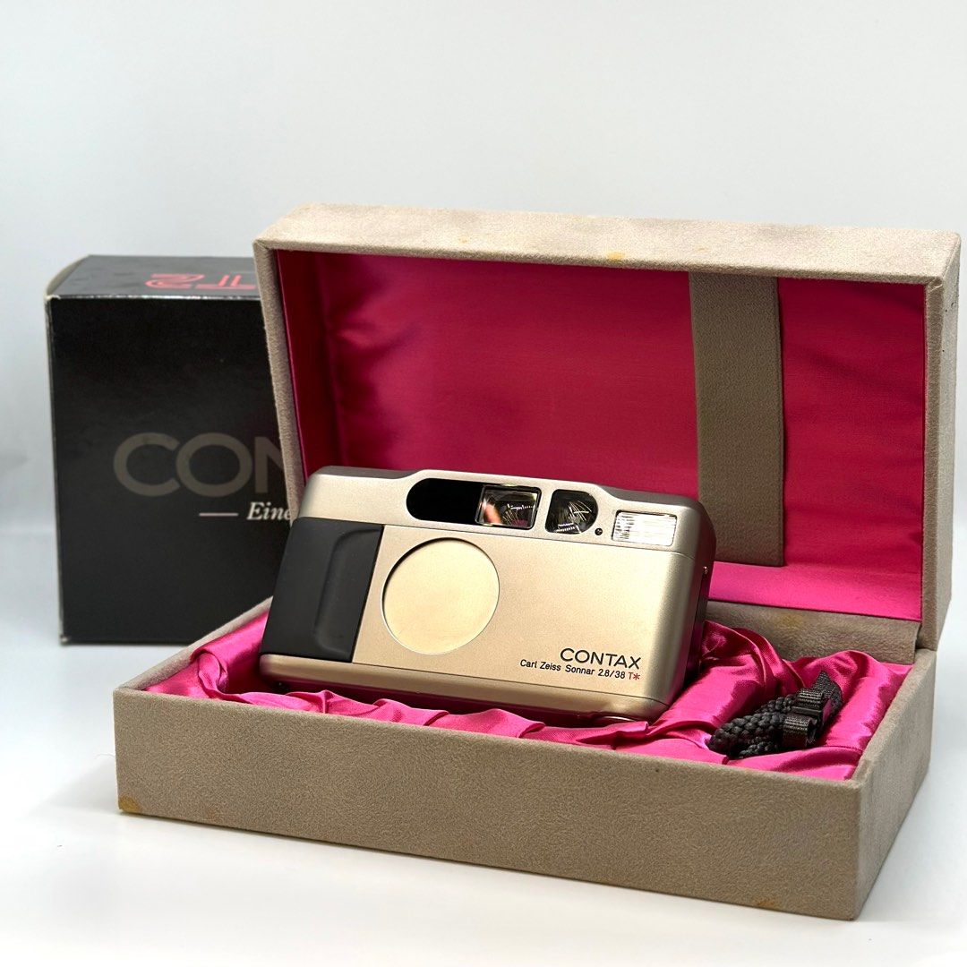 Contax T2 Full box set Mint condition, 攝影器材, 相機- Carousell