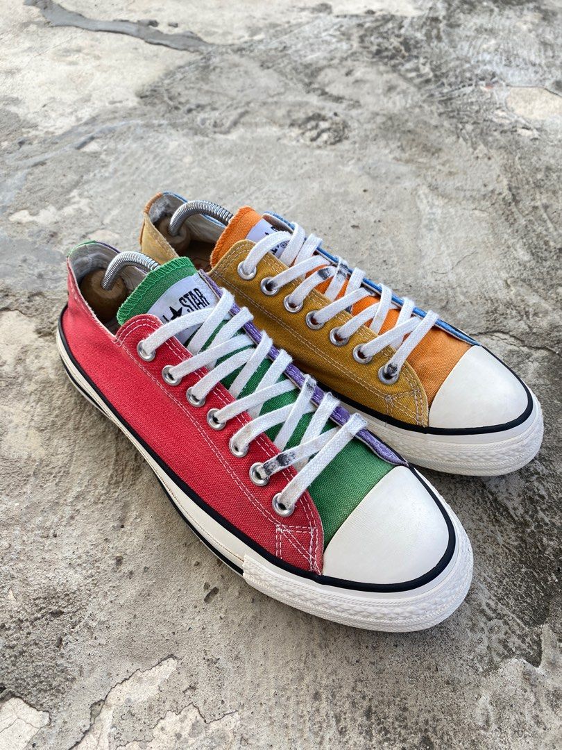 Converse color online block shoes
