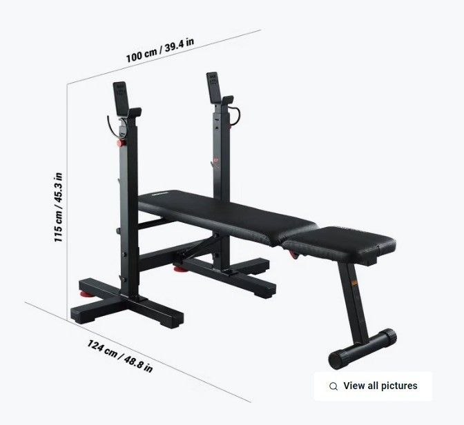 Decathlon best sale weight bench