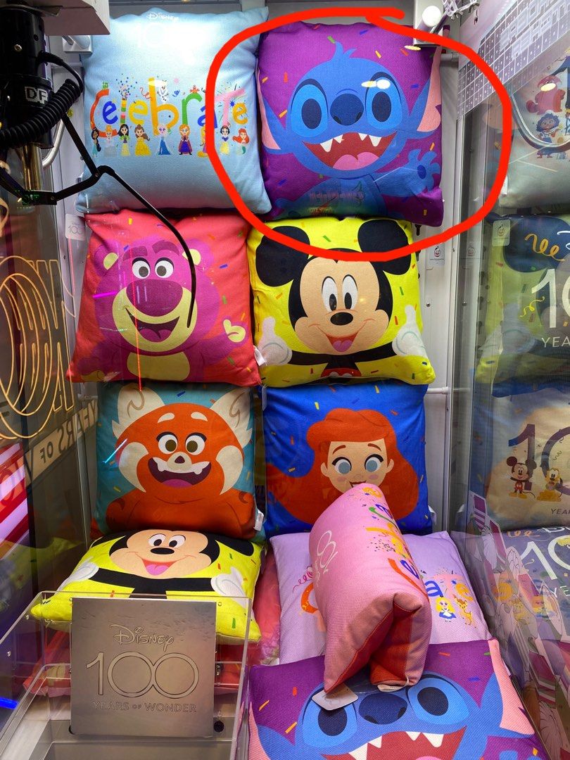 CPCM Disney 100 Lilo and stitch cushion pillow Hobbies Toys
