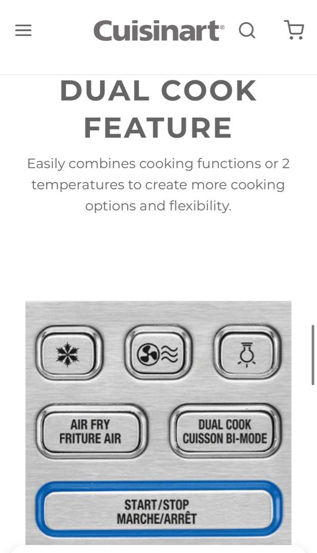 Cuisinart Digital Airfryer Toaster Oven, TV & Home Appliances, Kitchen