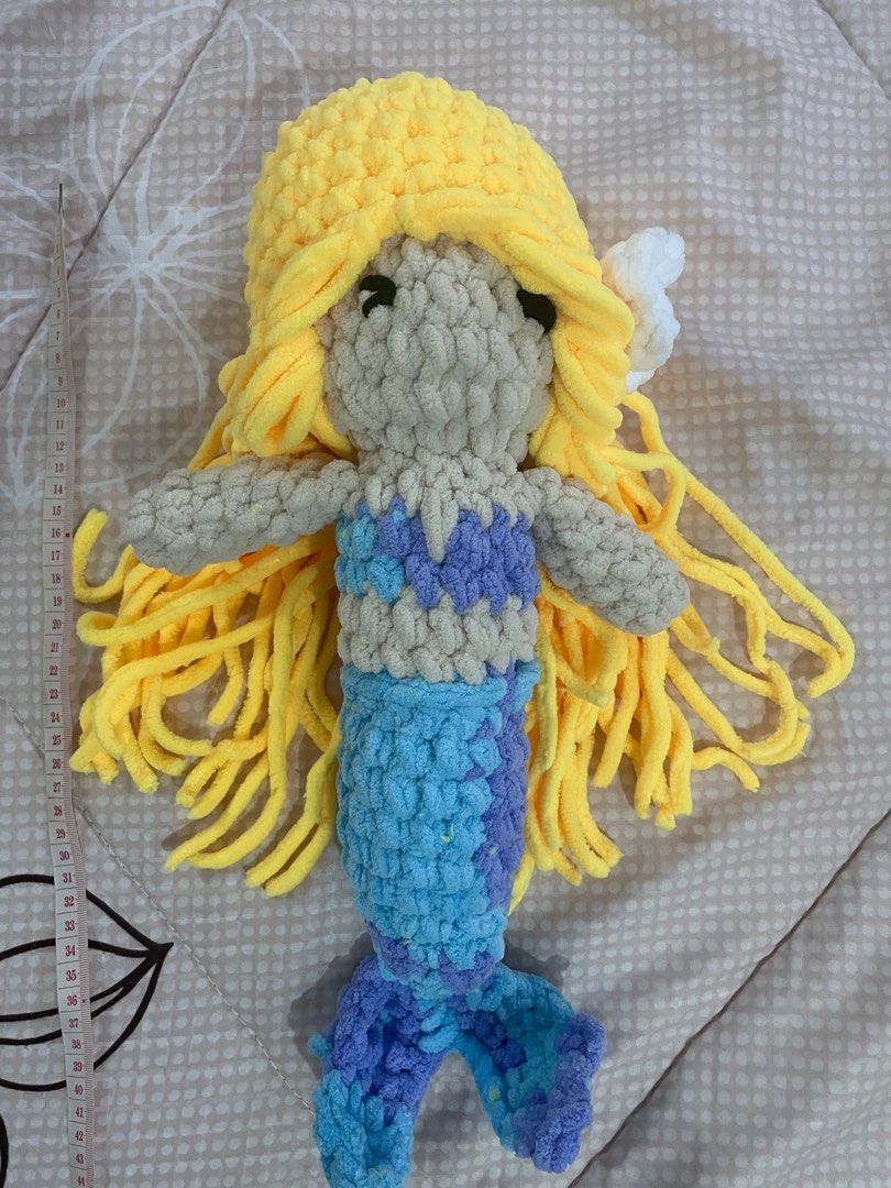 Customized knitted crochet stuffed dolls (Category: Handmade Craft) located in Las Pinas. Submitted by silvader (Listing ID 1246809889, Image 2). Description: Sample only. You can have one customized and we'll give a quote. This is 44cm.