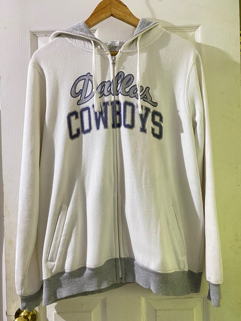 New Dallas Cowboys XL Unisex Zip Up Rhinestone Jacket Hoodie for women