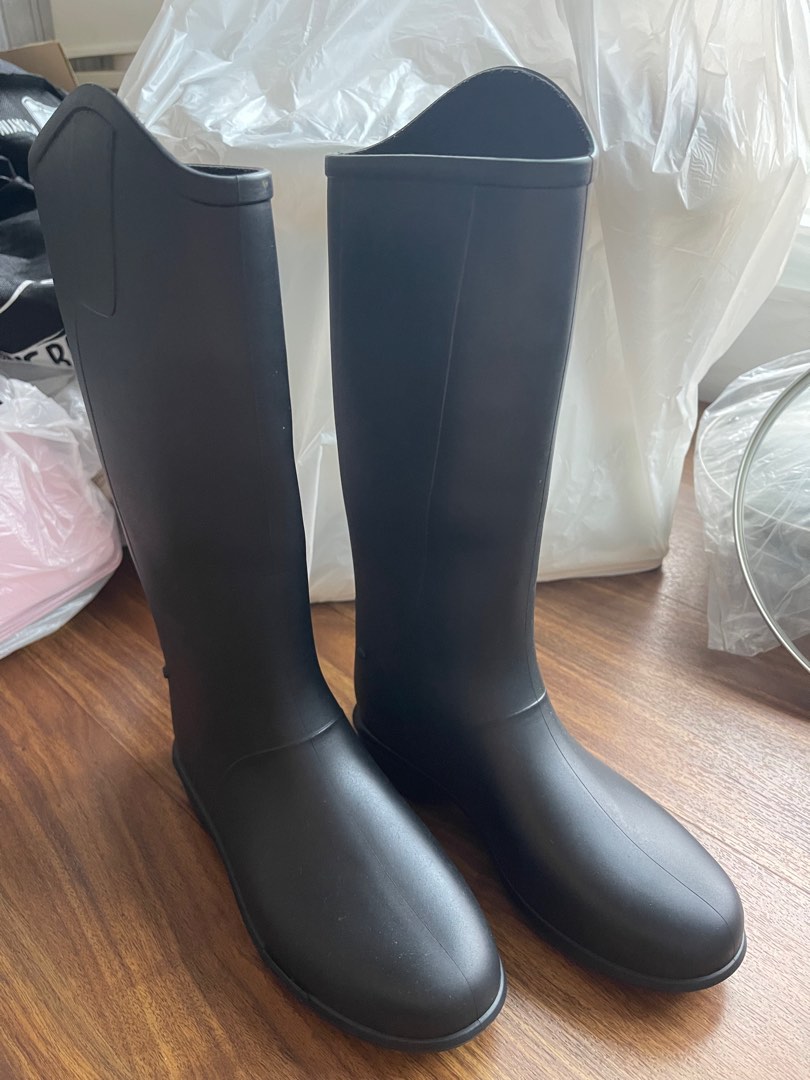 Decathlon horse riding boots and rain boots
