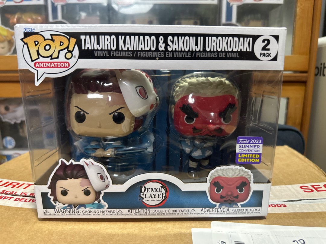 Pop! Tanjiro Kamado & Sakonji Urokodaki 2-Pack