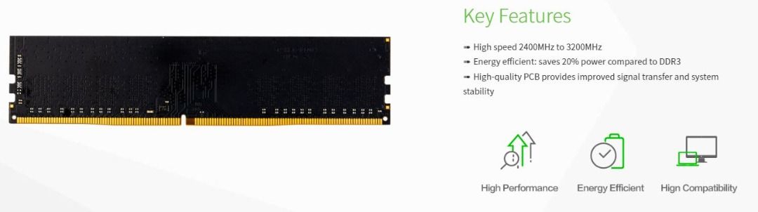 Desktop RAM AGI 8/16GB RAM UD138 DDR4 UDIMM 2666MHz Desktop RAM High ...