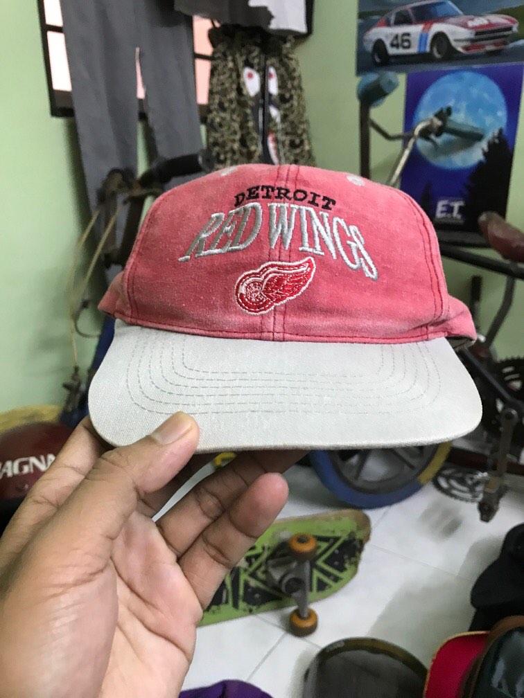 Vintage Detroit Red Wings Corduroy Hat 