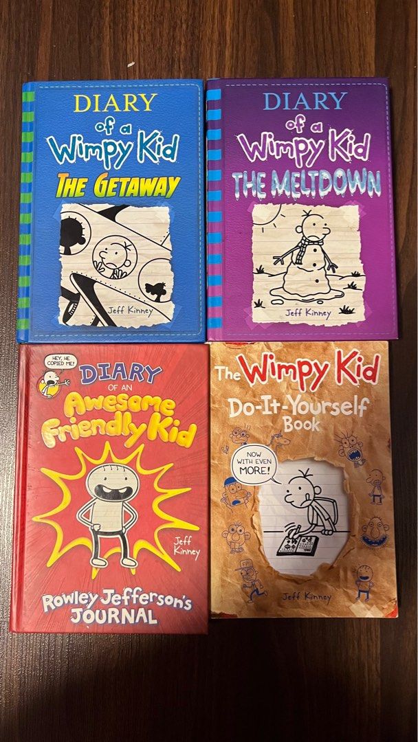 Diary of a Wimpy Kid by Jeff Kinney 12 Books Collection Box Set