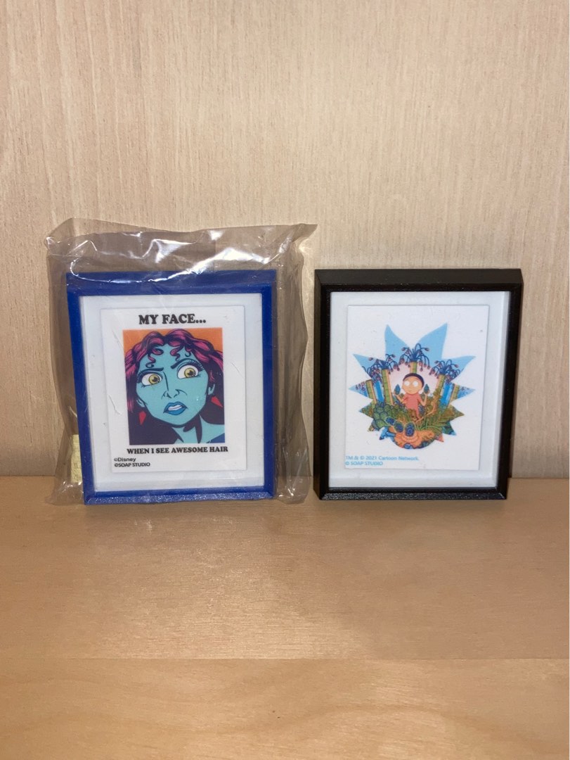 Disney, Rick&Morty Photo Frame Collectibles, 興趣及遊戲, 玩具