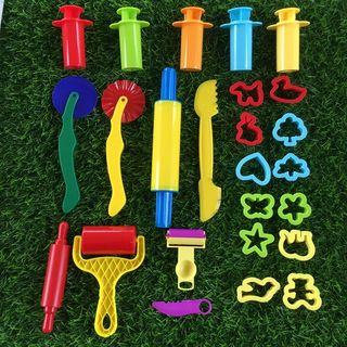 Hot Sale DIY Slime Play Dough Tools Accessories Plasticine Mold Modeling  Clay Kit Slime Plastic Set Cutters Moulds Toy for Kids