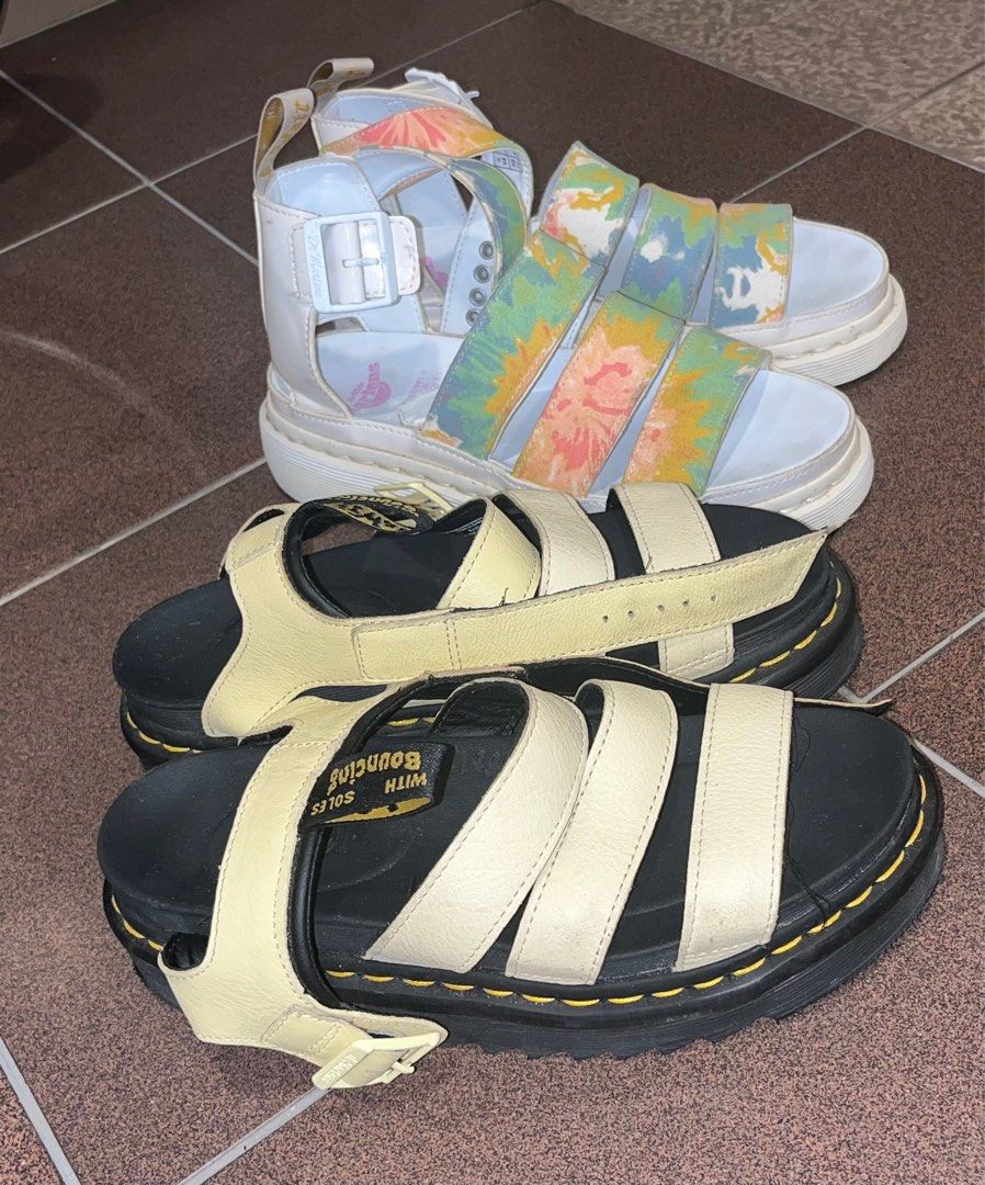 Dr martens sales tie dye sandals