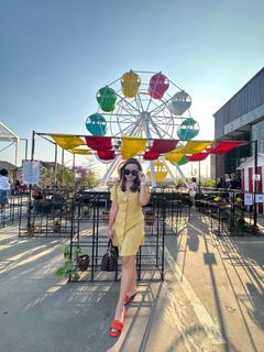 Dress Linen Yellow