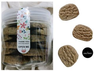 EARL GREY CHOCOLATE COOKIES +-300g including bottle