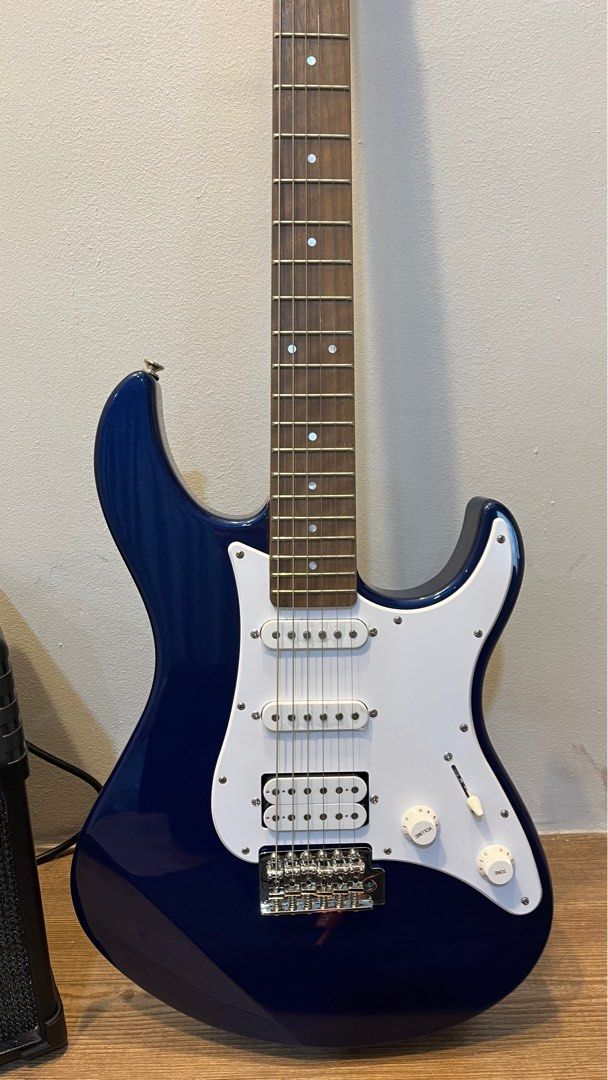 Navy blue electric clearance guitar